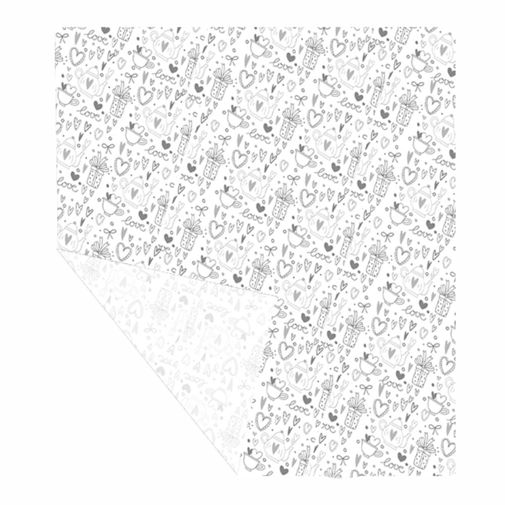 PAPEL PARA PRESENTE PAPEL FLOR POST 35G 600X300MM
