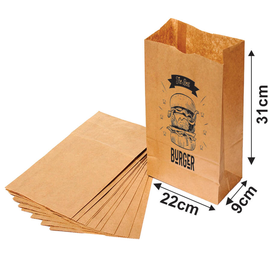 SACOLAS E SACOS SACO PARA DELIVERY 1X0 TAMANHO P 220X310MM - 1X0 - 250unid - SCK0P250