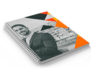 AGENDAS, CADERNOS E APOSTILAS CADERNO IMPRESSÃO DIGITAL CAPA PAPEL PARANÁ 2MM E MIOLO AP 75G MIOLO PADRÃO SEM VERNIZ 300X210MM 100 FOLHAS