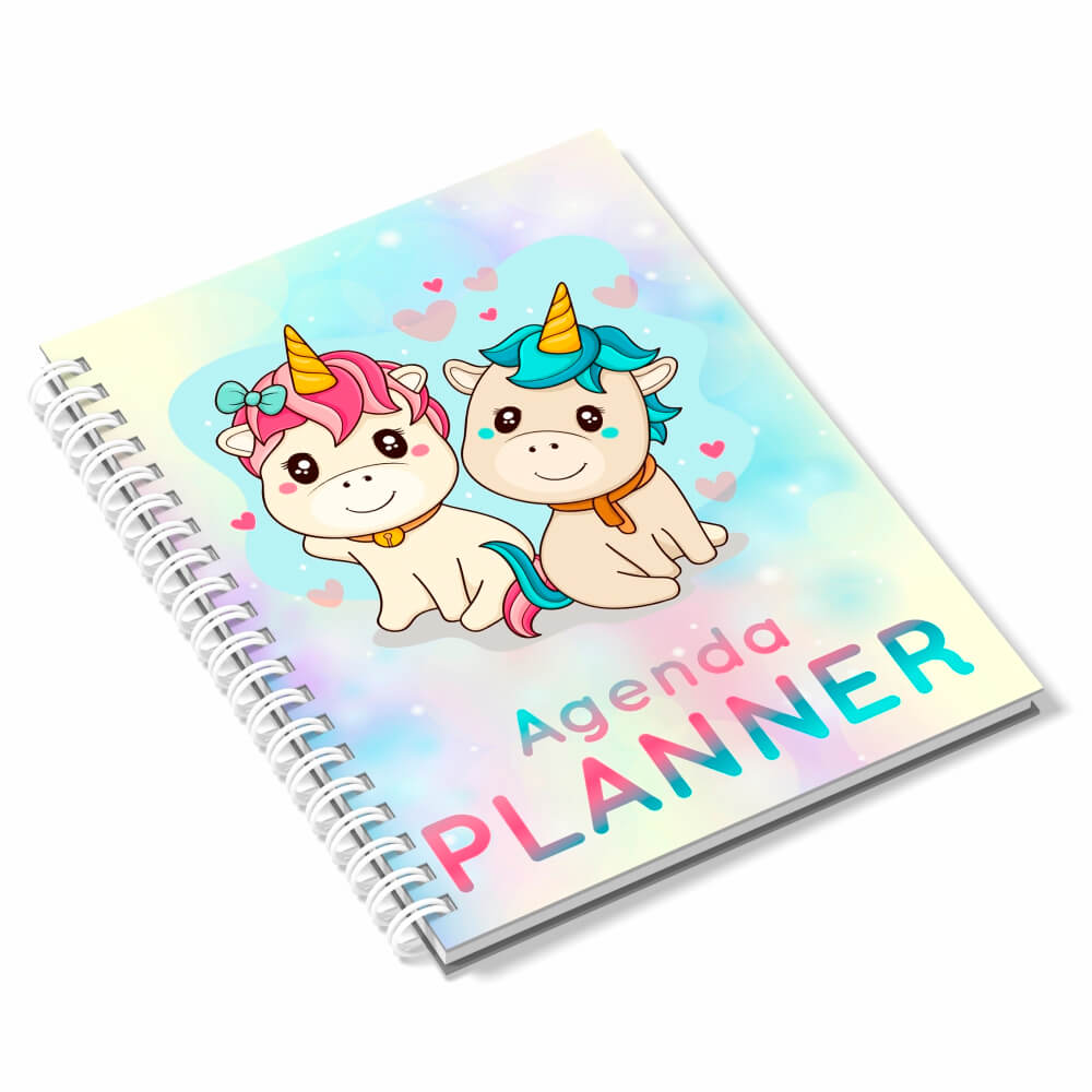 AGENDAS, CADERNOS E APOSTILAS AGENDA 2025 MIOLO PERSONALIZADO COLORIDO CAPA COUCHÊ 150G NO PAPEL PARANÁ 2MM E MIOLO AP 75G SEM VERNIZ - 4X0 - 5unid - AGMPS5C
