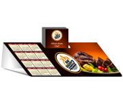 CALENDÁRIOS E FOLHINHAS 2025 CALENDÁRIO DE MESA PORTA CARTÕES SIMPLES COUCHÊ 300G VERNIZ UV TOTAL FRENTE