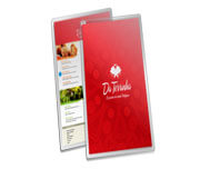CARDÁPIOS CARDÁPIOS PERSONALIZADOS PLASTIFICADOS PLASTIFICAÇÃO RÍGIDA 0,10MM COUCHÊ 150G 105X300MM