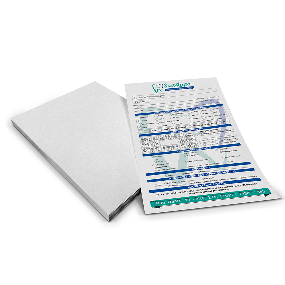 FICHA APERGAMINHADO 180G 300X210MM - 4X0 - 1000unid - FAP18006C