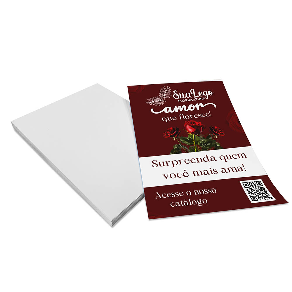 PANFLETOS, FLYERS E FOLHETOS APERGAMINHADO 180G 210X300MM - 4X0 - 1000unid - PD84X0