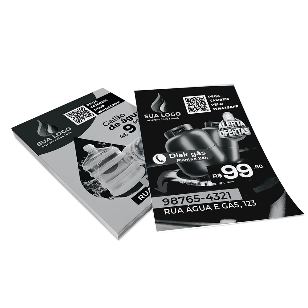 PANFLETOS, FLYERS E FOLHETOS APERGAMINHADO 75G 150X210MM