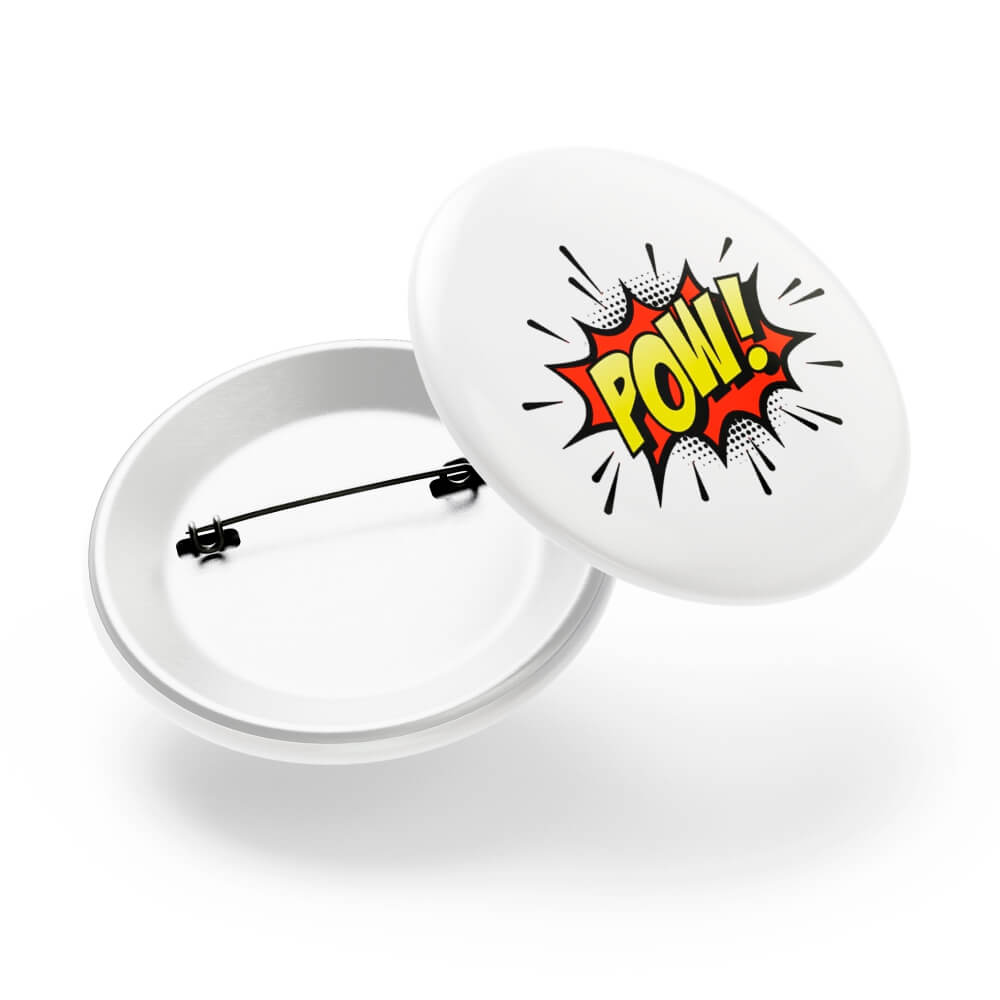 BOTTONS E PINS PERSONALIZADOS COM ALFINETE MODELO REDONDO 35MM