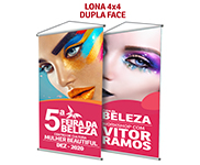 BANNERS, FAIXAS, LONAS E TECIDOS BANNERS DUPLA FACE 4X4 800X1200MM