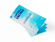 CARTÃO DE VACINA APERGAMINHADO 180G 210X300MM - 4X4 - 10unid - CARTV12C