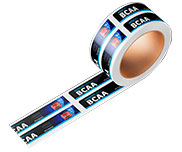 RÓTULO BOBINA BOPP TRANSPARENTE COM TINTA BRANCA 85X105MM - 4X0 - 500unid - RBTB15CPC