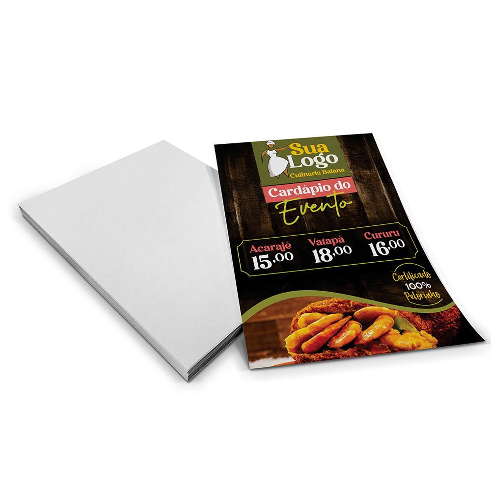 FICHA APERGAMINHADO 180G 300X420MM - 4X0 - 200unid - F20010C