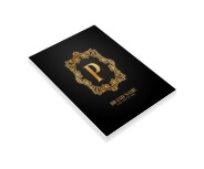 AGENDAS, CADERNOS E APOSTILAS CADERNETA CAPA BROCHURA E COLA MIOLO PERSONALIZADO ABERTURA HORIZONTAL CAPA COUCHÊ 250G E MIOLO AP 75G LAM FOSCA FR E HOTSTAMPING FR 48 FOLHAS 105X150MM