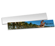 MARCADOR DE PÁGINA COUCHÊ 300G VERNIZ UV VERNIZ UV TOTAL FRENTE 273X51 - 4X0 - 5000unid - 4102AE