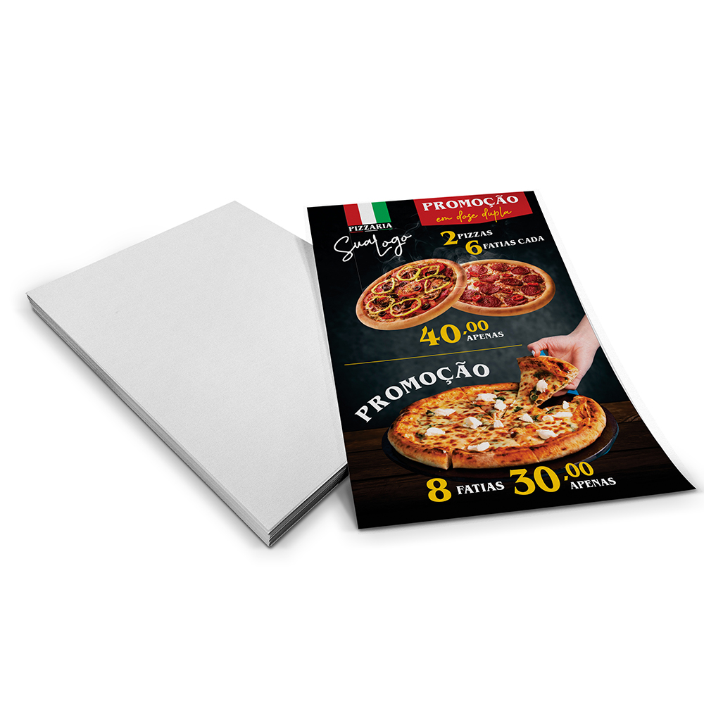 FICHA APERGAMINHADO 180G 300X420MM - 4X0 - 50unid - F5010C