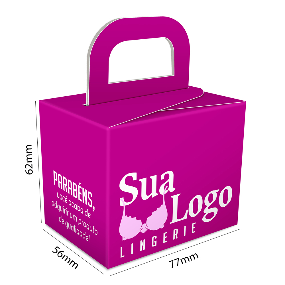 CAIXAS E EMBALAGENS CAIXAS PERSONALIZADAS CAIXA PARA PRESENTES COUCHÊ 300G LAM FOSCA FRENTE E VERNIZ LOCALIZADO FRENTE - 4X0 - 500unid - CP3F40500