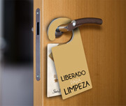 NÃO PERTURBE COM ALÇA COUCHÊ 300G SEM LAMINAÇÃO E SEM VERNIZ SEM VERNIZ - 4X4 - 50unid - NAC4450C