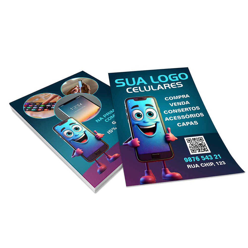 PANFLETOS, FLYERS E FOLHETOS APERGAMINHADO 240G 105X150MM - 4X4 - 100unid - PAP1105C4