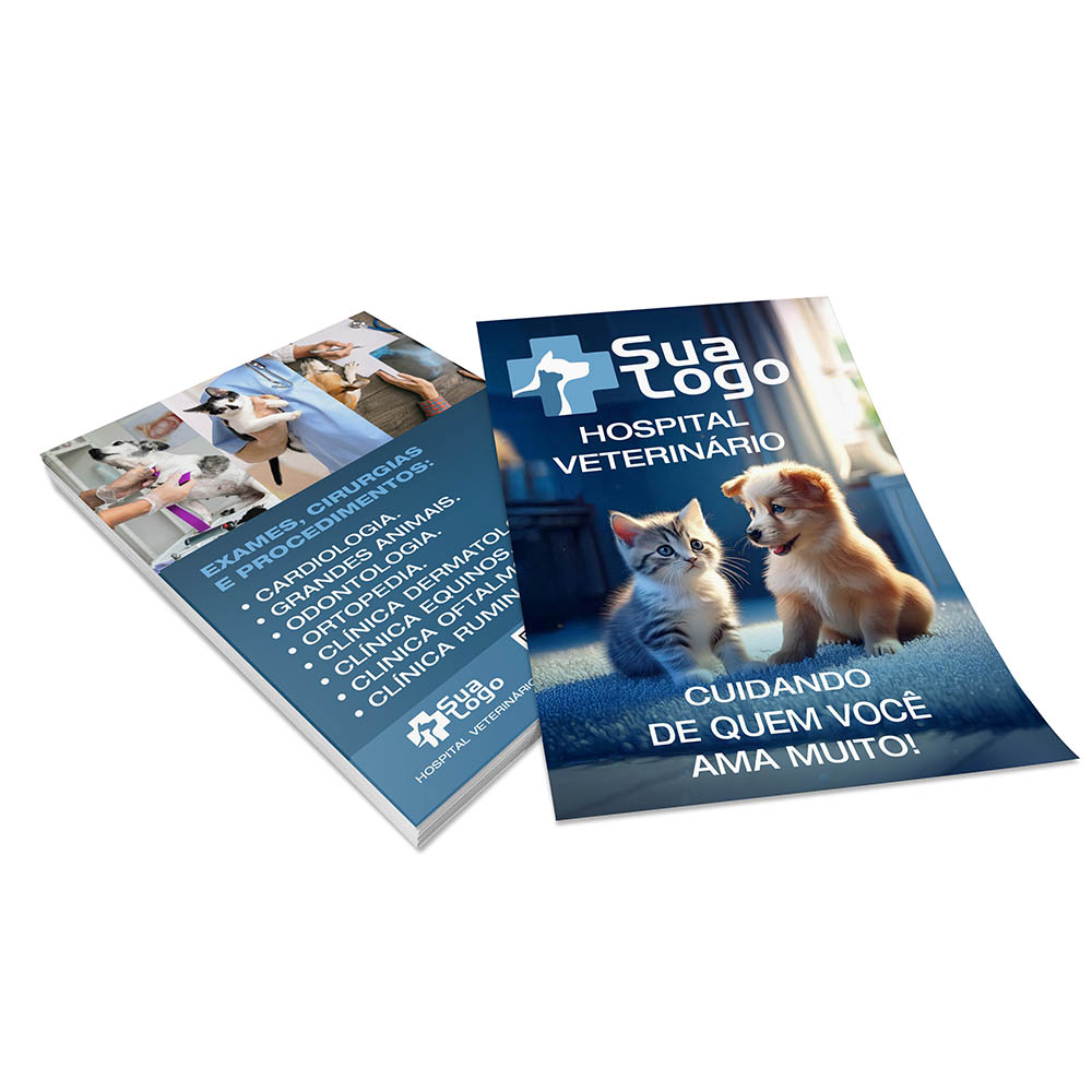PANFLETOS, FLYERS E FOLHETOS APERGAMINHADO 240G 105X150MM - 4X4 - 250unid - PAP1105C5