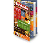 CARDÁPIOS CARDÁPIOS PERSONALIZADOS 8 PÁGINAS COM DOBRA COUCHÊ 250G 210X300MM - 4X4 - 100unid - CC48V100