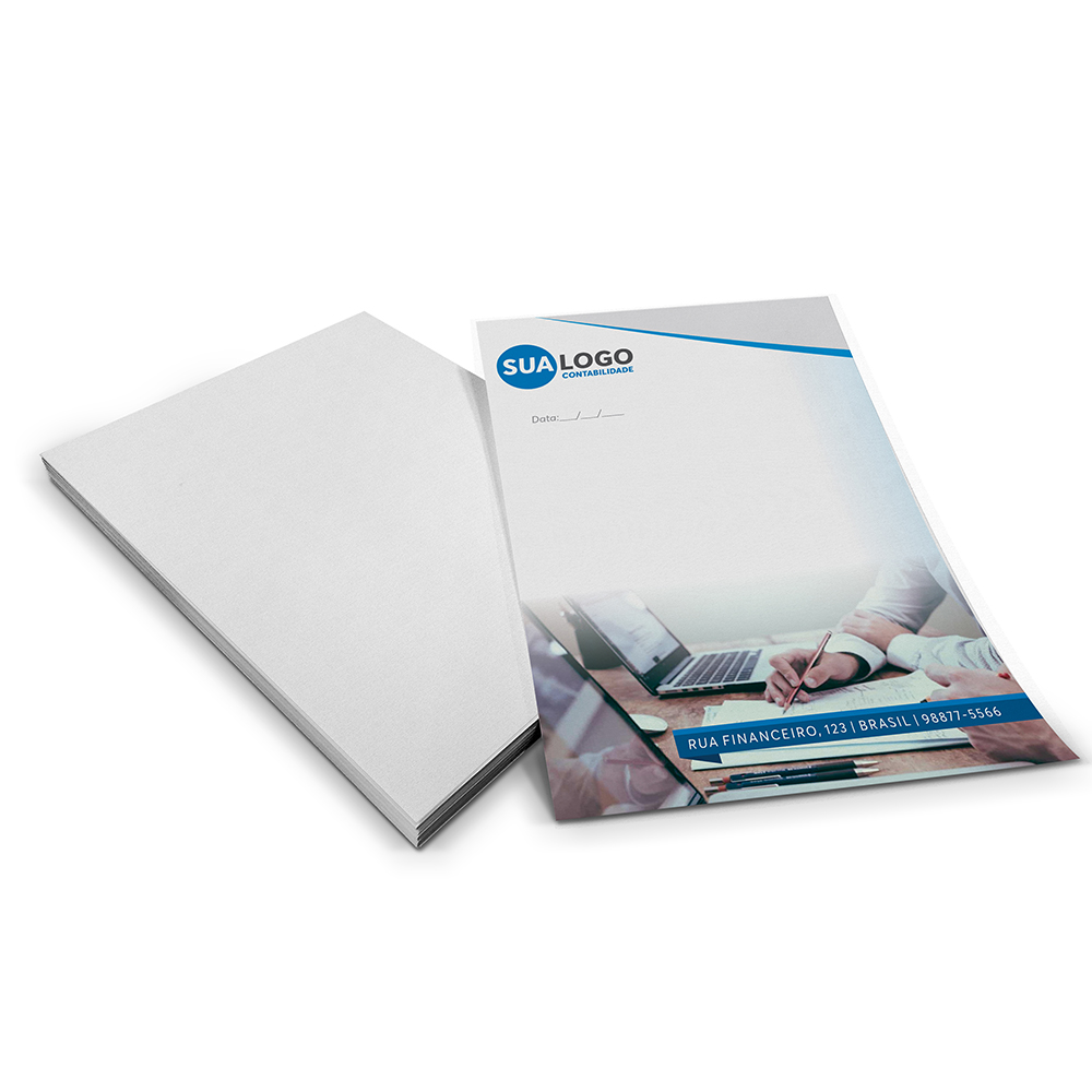 PAPEL TIMBRADO APERGAMINHADO 150G 210X300MM - 4X0 - 2500unid - 8100C1