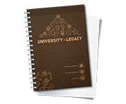AGENDAS, CADERNOS E APOSTILAS CADERNETA CAPA MALEÁVEL WIRE O MIOLO PERSONALIZADO ABERTURA HORIZONTAL CAPA KRAFT 250G E MIOLO AP 75G 48 FOLHAS 150X210MM - 4X0 - 50unid - CDWR50C