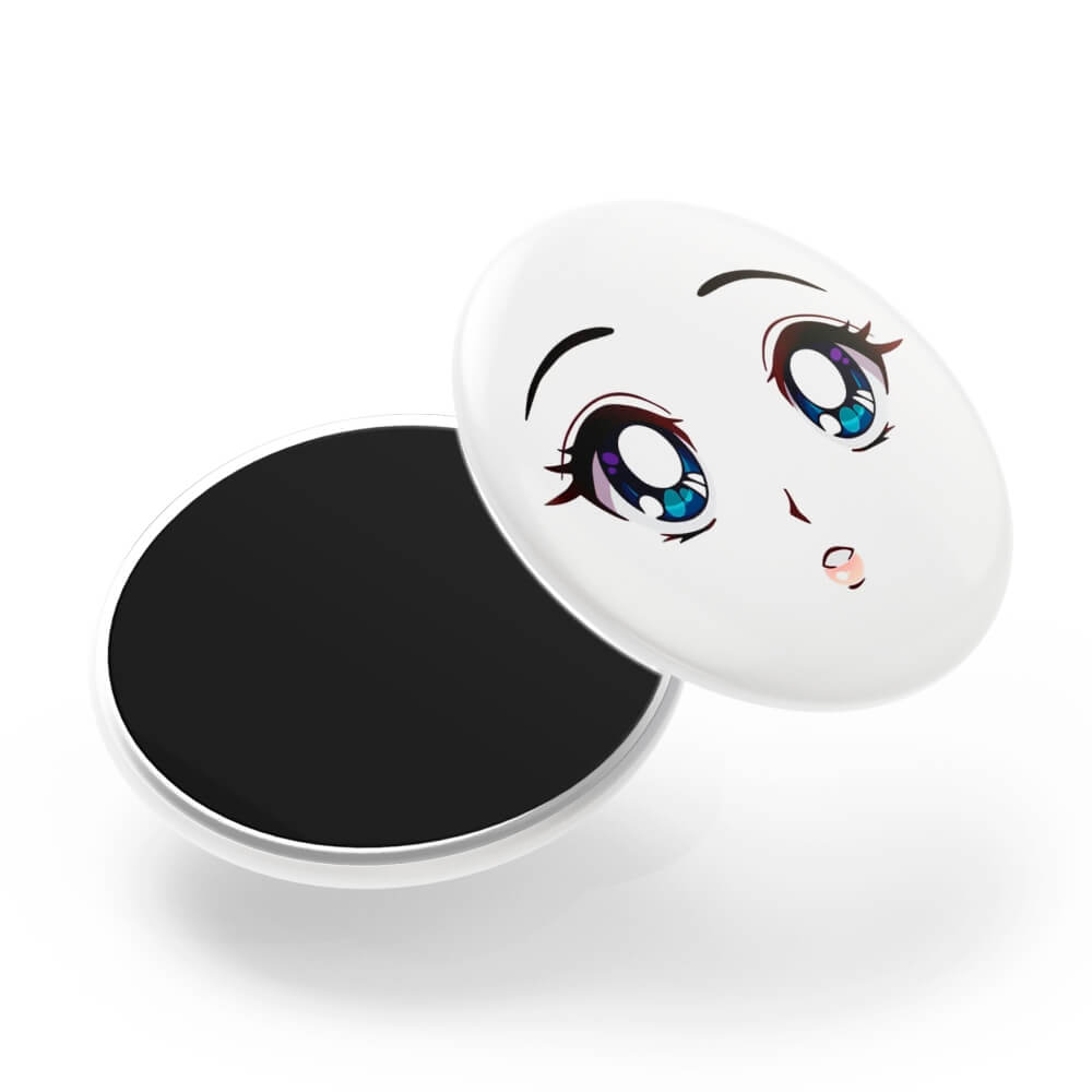 BOTTONS E PINS PERSONALIZADOS COM MANTA MAGNÉTICA MODELO REDONDO 35MM