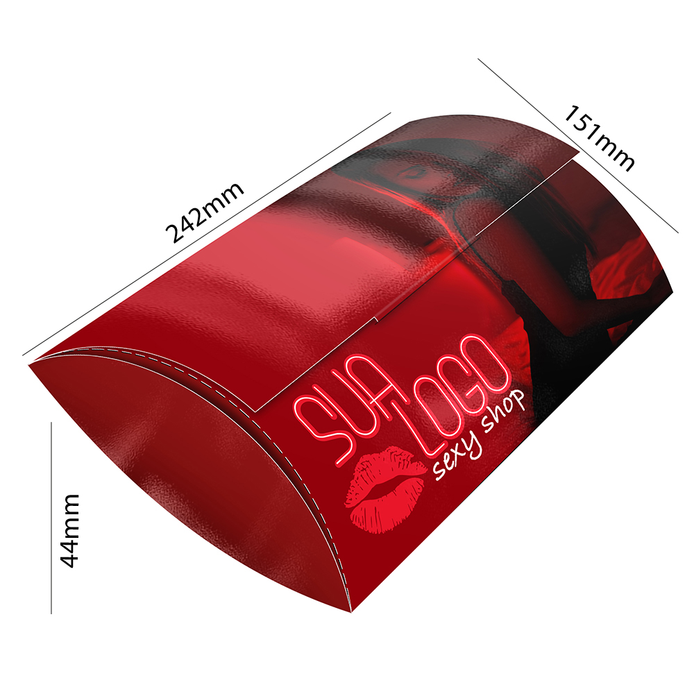 CAIXAS E EMBALAGENS CAIXAS PERSONALIZADAS CAIXA PARA ROUPAS COUCHÊ 300G LAM FOSCA FRENTE E VERNIZ LOCALIZADO FRENTE - 4X0 - 500unid - CR3F40500