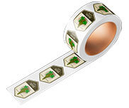 RÓTULO BOBINA BOPP TRANSPARENTE 45X75MM - 4X0 - 1000unid - RBT12CP