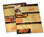CARDÁPIOS CARDÁPIOS PERSONALIZADOS SIMPLES COUCHÊ 250G 300X420MM