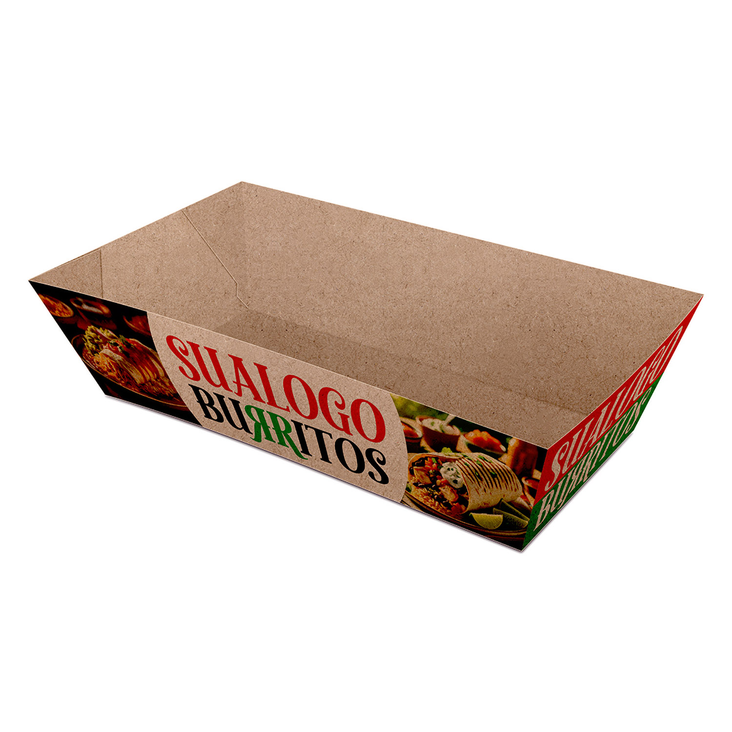 DELIVERY EMBALAGENS PARA DELIVERY KRAFT 250G BURRITO E TORTILHA PEQUENA