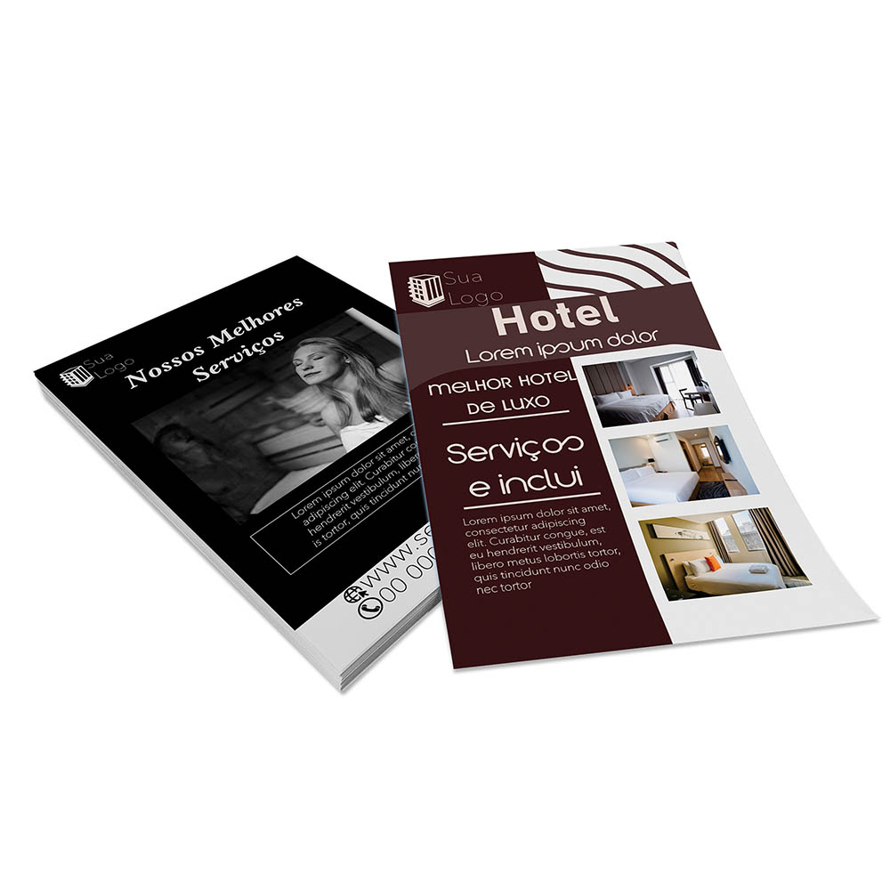 PANFLETOS, FLYERS E FOLHETOS COUCHÊ 70G SEM VERNIZ 100X150MM - 4X1 - 10000unid - PA65G9C1