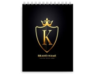 AGENDAS, CADERNOS E APOSTILAS CADERNETA CAPA MALEÁVEL WIRE O MIOLO PERSONALIZADO ABERTURA VERTICAL CAPA COUCHÊ 250G E MIOLO AP 75G LAM FOSCA FR E HOTSTAMPING FR 48 FOLHAS 105X150MM - 4X0 - 8unid - CD5HS10
