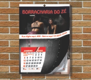 CALENDÁRIOS E FOLHINHAS 2025 CALENDÁRIO DE PAREDE COUCHÊ 115G SIMPLES COM FURO GRAMPO E PICOTE 12 PÁGINAS
