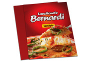 CARDÁPIOS CARDÁPIOS DESCARTÁVEIS COUCHÊ 250G 300X420MM