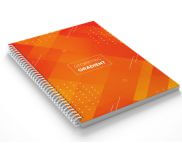 AGENDAS, CADERNOS E APOSTILAS CADERNO IMPRESSÃO DIGITAL CAPA PAPEL PARANÁ 2MM E MIOLO AP 75G MIOLO PERSONALIZADO SEM VERNIZ 300X210MM 100 FOLHAS
