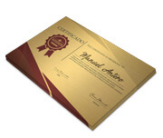 CERTIFICADOS 420X300MM GOLD MASTER 300G SEM VERNIZ