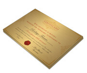 CERTIFICADOS 420X300MM GOLD MASTER 300G SEM VERNIZ