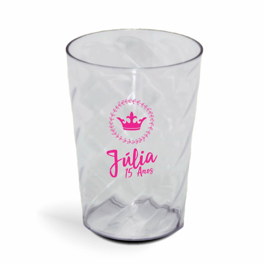 CANECA, COPOS E TAÇAS COPOS COPOS PLÁSTICOS COPO TWISTER 600ML IMPRESSÃO 1 COR TRANSPARENTE CRISTAL