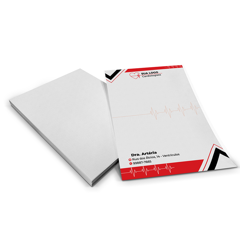 PAPEL TIMBRADO APERGAMINHADO 150G 150X210MM - 4X0 - 10000unid - 8101COC2