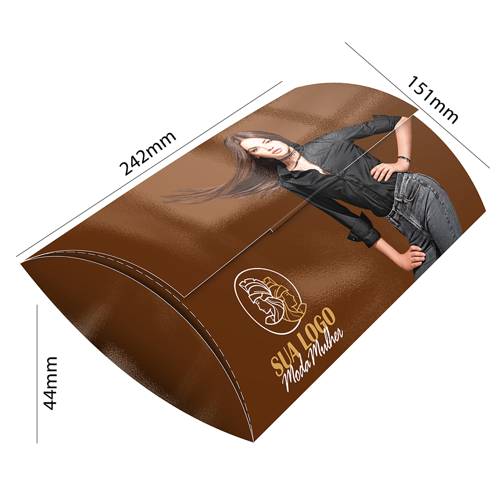 CAIXAS E EMBALAGENS CAIXAS PERSONALIZADAS CAIXA PARA ROUPAS RECICLATO 240G SEM VERNIZ