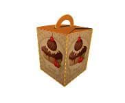 DELIVERY EMBALAGENS PARA DELIVERY KRAFT 250G CUPCAKE LAMINAÇÃO INTERNA