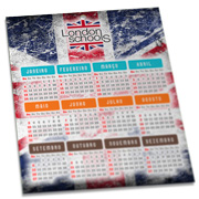 CALENDÁRIOS E FOLHINHAS 2025 FOLHINHA DE PAREDE COUCHÊ 300G SEM VERNIZ 270X343MM - 4X0 - 50unid - FP23C