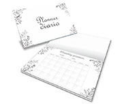 AGENDAS, CADERNOS E APOSTILAS PLANNER CAPA COUCHÊ 250G E MIOLO AP 90G 52 FOLHAS 150X210MM