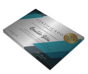 CERTIFICADOS 420X300MM SILVER LUX 300G SEM VERNIZ