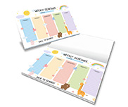 AGENDAS, CADERNOS E APOSTILAS PLANNER CAPA COUCHÊ 250G E MIOLO AP 90G 52 FOLHAS 150X210MM