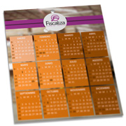 CALENDÁRIOS E FOLHINHAS 2025 FOLHINHA DE PAREDE COUCHÊ 300G SEM VERNIZ 270X343MM - 4X0 - 250unid - FP25C
