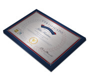 CERTIFICADOS 420X300MM SILVER LUX 300G SEM VERNIZ
