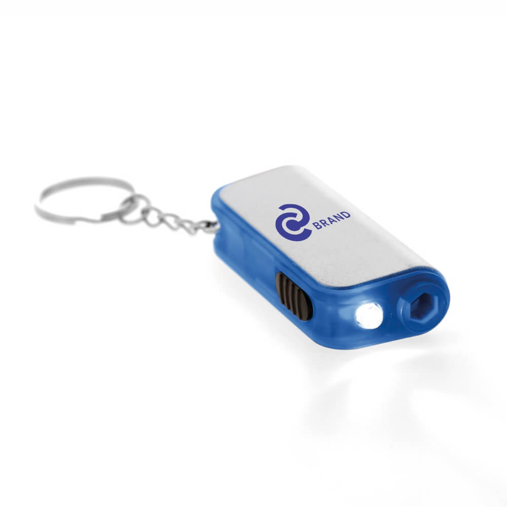 ABRIDORES E CHAVEIROS CHAVEIRO COM LED GOBO COM FERRAMENTA AZUL