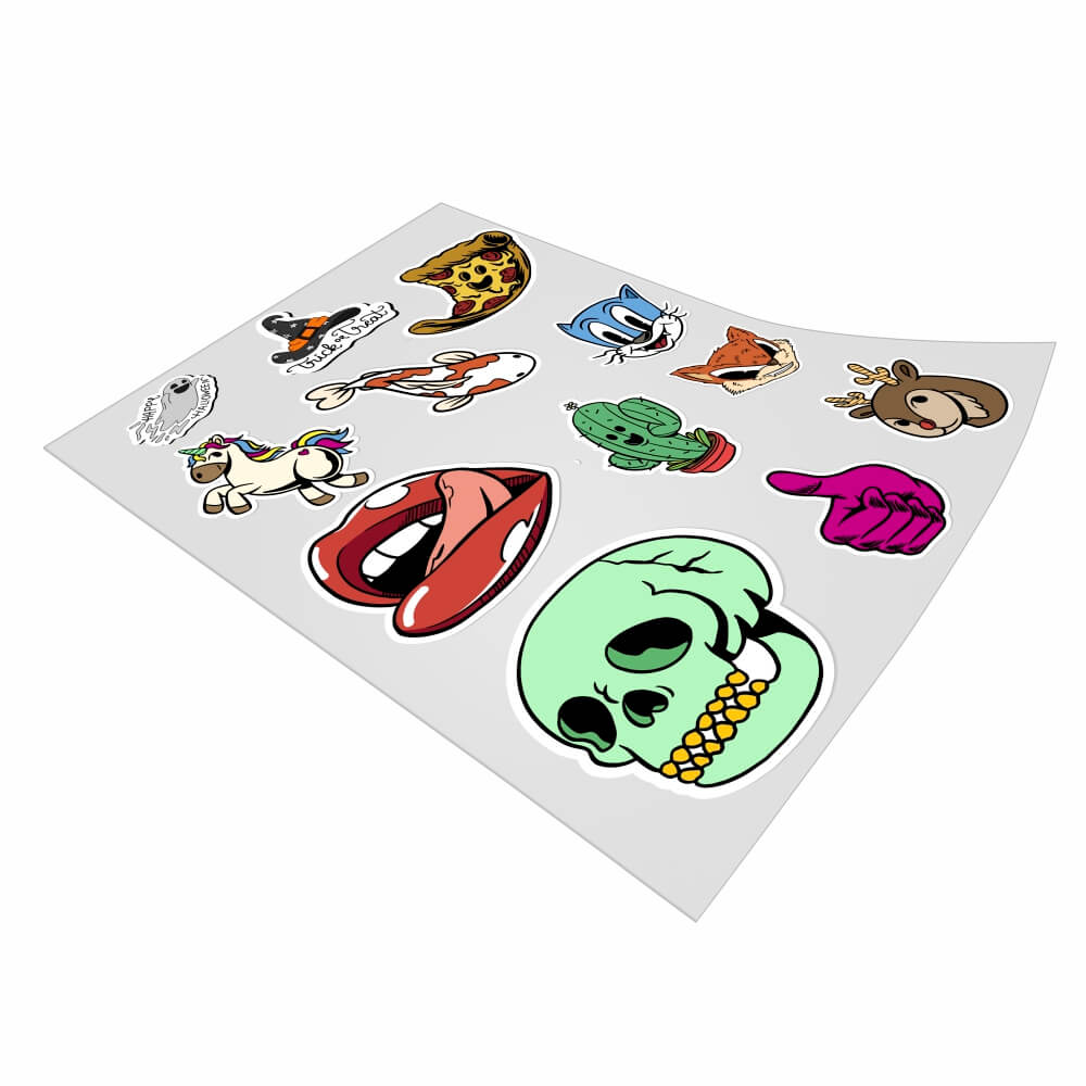 DTF UV IMPRESSÃO NA FOLHA 210X297MM