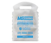 LIXEIRA PARA CARRO 175X260MM BRANCO