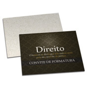 CONVITES BÁSICO RECICLATO 240G SEM LAMINAÇÃO E SEM VERNIZ UV SEM VERNIZ 182X153MM